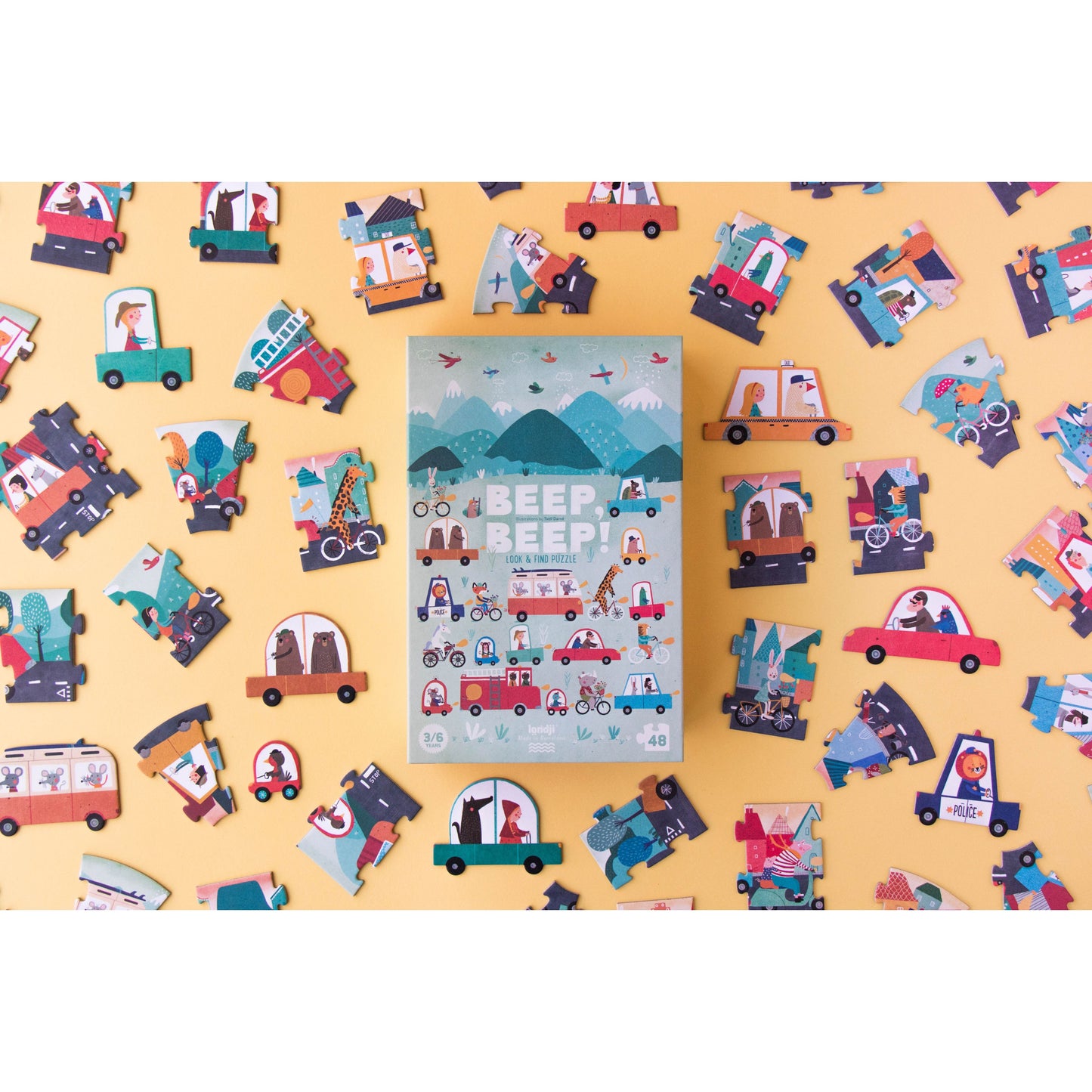 Beep, Beep! · Look & Find Puzzle · Londji