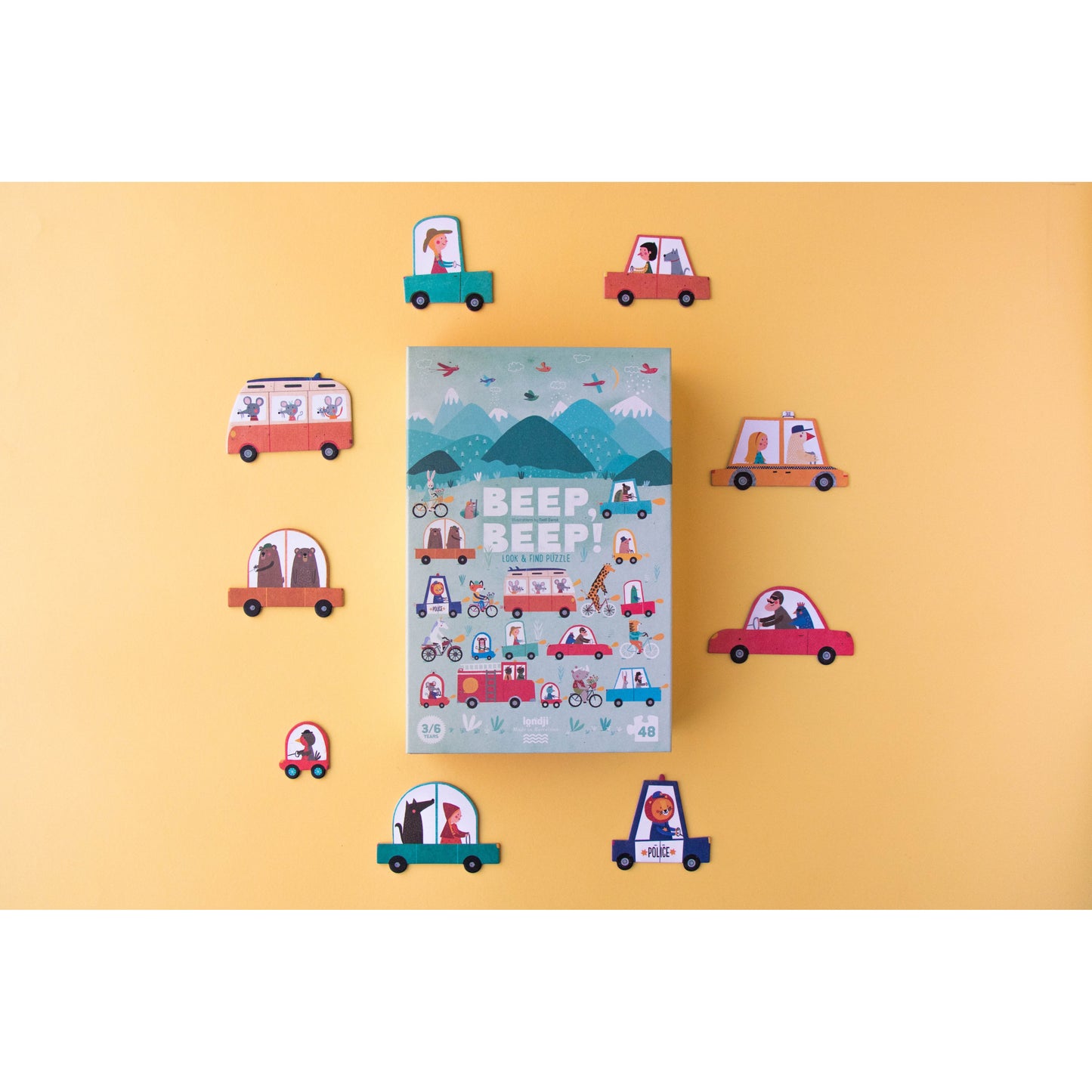 Beep, Beep! · Look & Find Puzzle · Londji