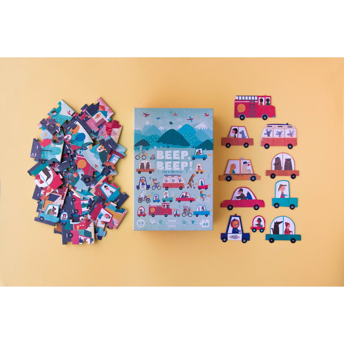 Beep, Beep! · Look & Find Puzzle · Londji