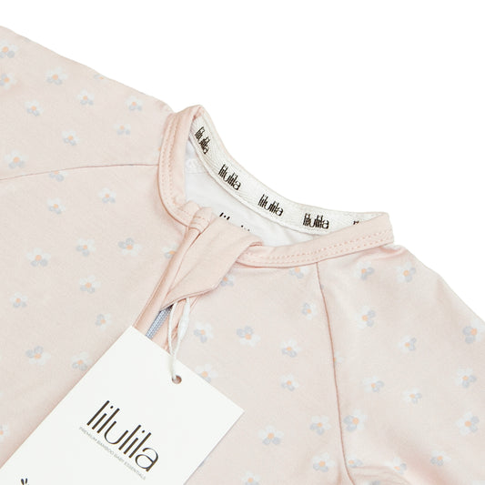 Pijama Zippy Romper de Bambú – Coral Flower | Lilulila
