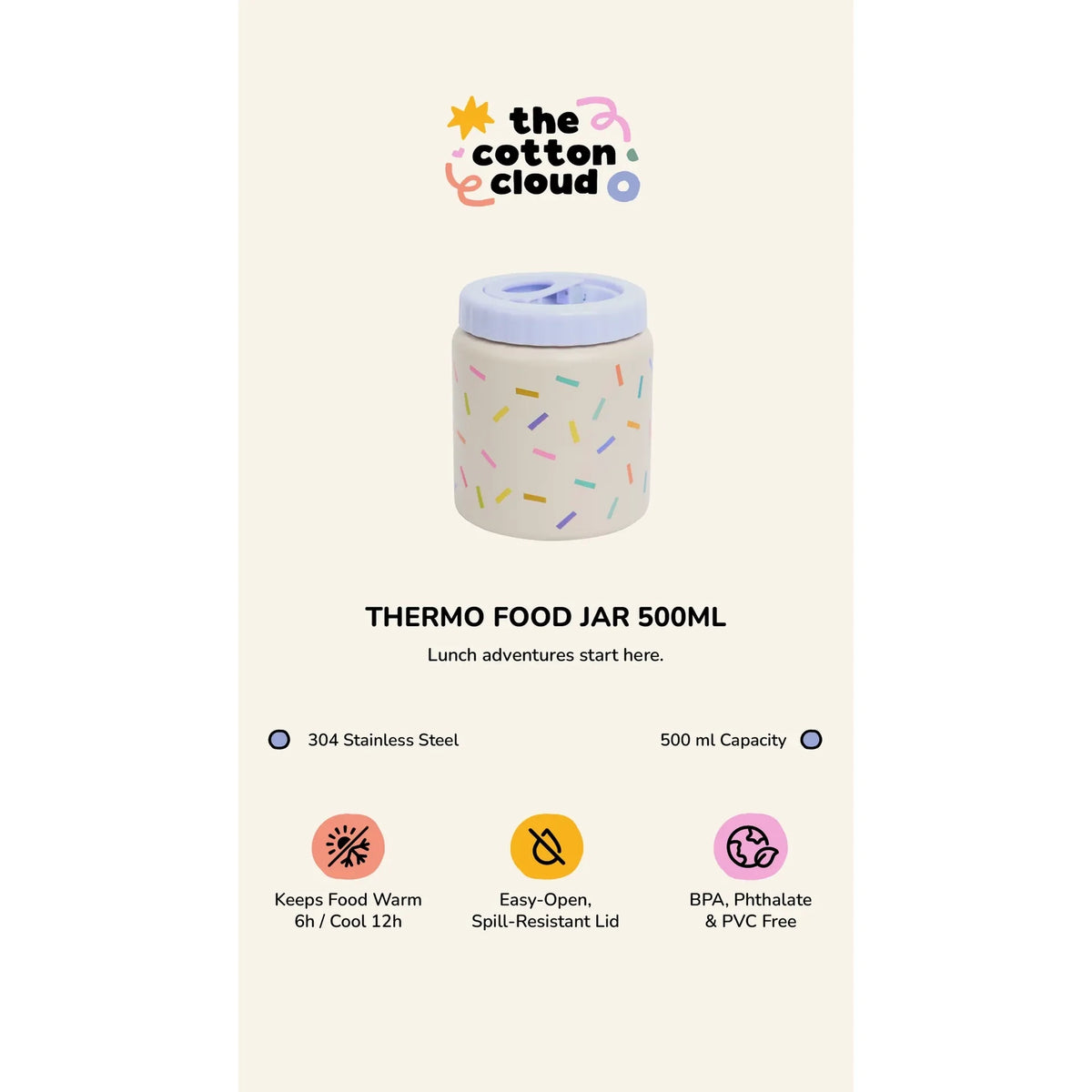 Termo Infantil Croc Rock 350 ml– The Cotton Cloud