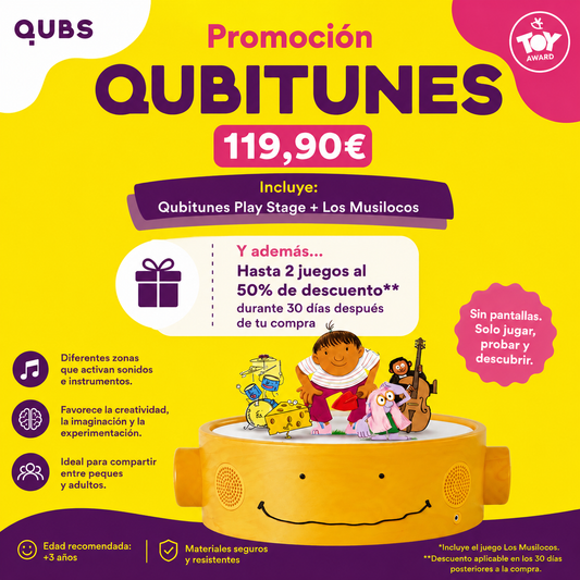 PROMOCIÓN ESPECIAL | Escenario Interactivo Qubitunes + Juego de la Banda GRATIS