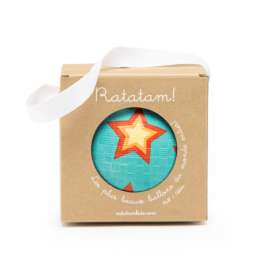 Pelota de Vinilo con Estrellas (14 cm) Ratatam