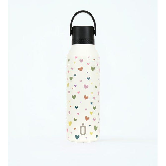Botella Térmica Cerámica Confeti Hearts – Runbott (600 ml)