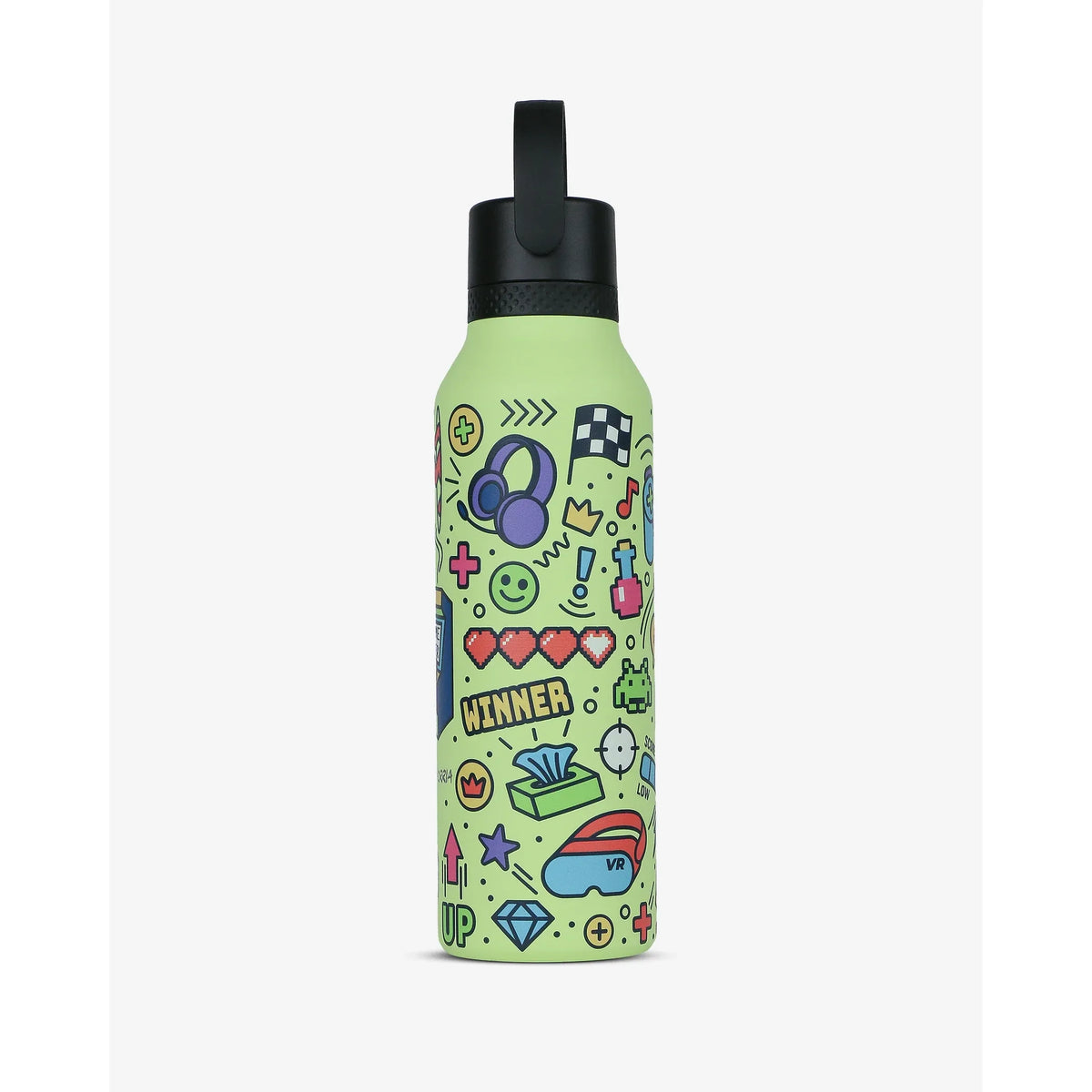 Botella Térmica Runbott Mii 60 – Retro Gamer Sharp Green (Pedro Baigorria)