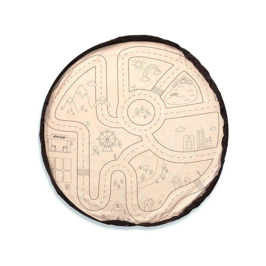 Saco de Almacenaje Reversible y Alfombra de Juego – Mapa de Carreteras | Play & G