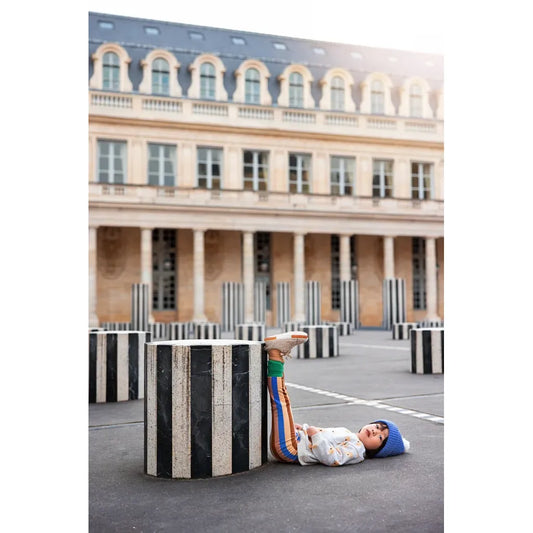 Leggings a rayas multicolor – Sand | Sproet & Sprout