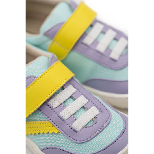 Deportiva Respetuosa CoqueFlex Combi Lavanda/Agua/Amarillo