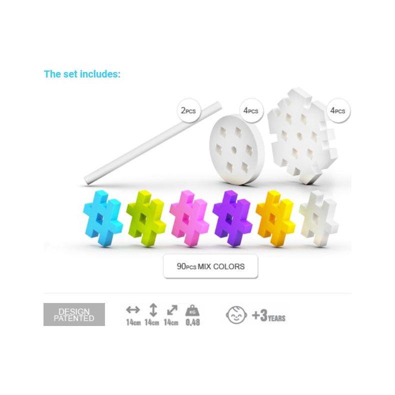 Meli Basic Constructor Pastel 100 piezas