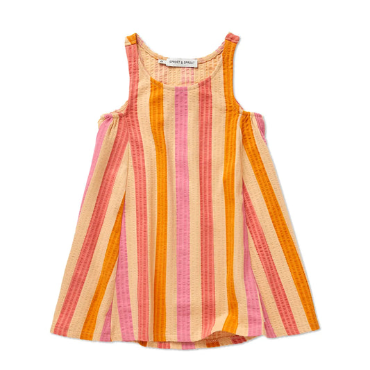 Vestido sin Mangas con Estampado de Rayas – Nectarina | Sproet & Sprout