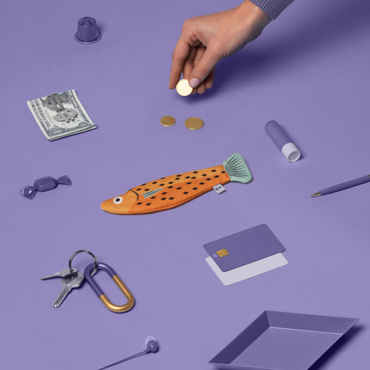 Monedero Small Whiting Orange - Don Fisher