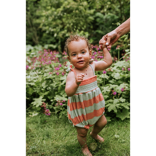 Smock Romper Stripes – Sproet & Sprout