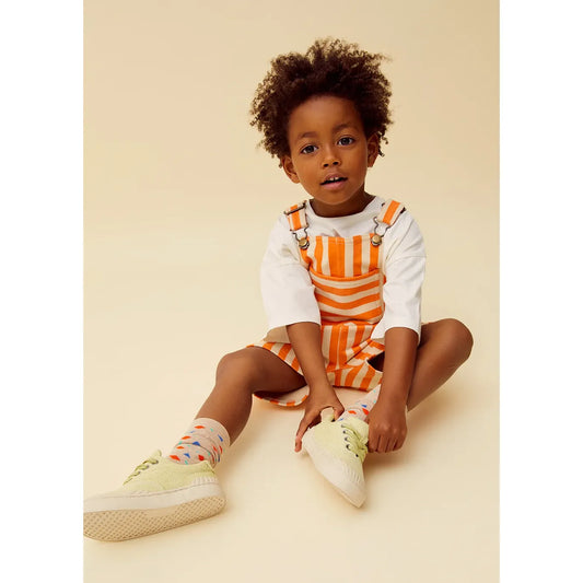 Peto corto a rayas naranja y crudo – Sproet & Sprout