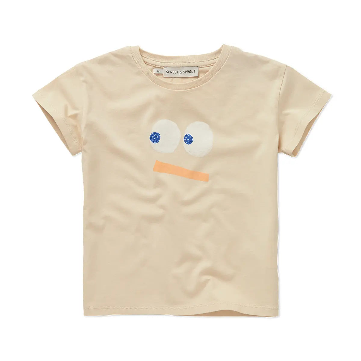 Camiseta de Manga Corta con Carita Sonriente – Sproet & Sprout
