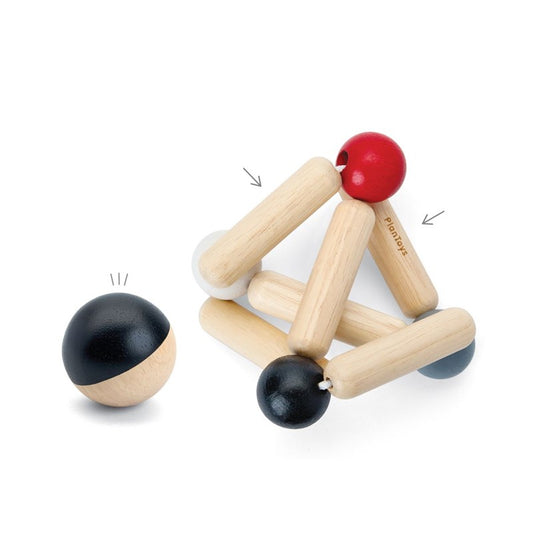 Sonajero Pirámide de Madera | PlanToys