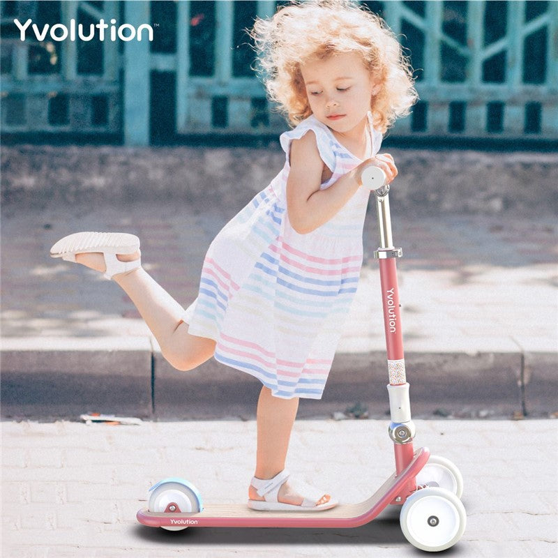 Patinete Retro Yvolution Glider – Rojo (3 a 8 años)