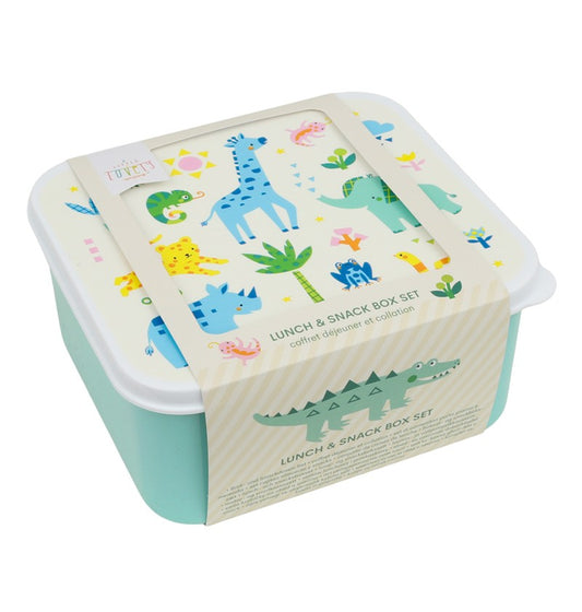 Set de 4 Cajas de Snacks Jungle – A Little Lovely Company
