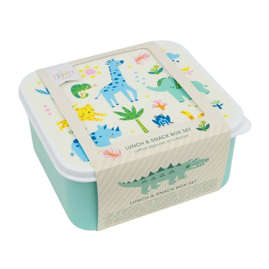 Set de 4 Cajas de Snacks Jungle – A Little Lovely Company