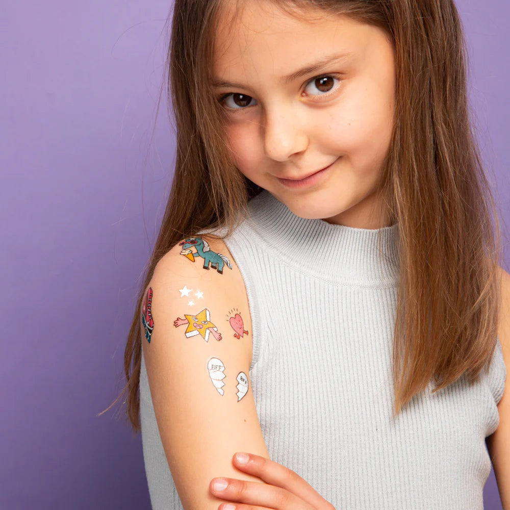 Tatuajes Temporales Infantiles – Unicornio Lily | OMY