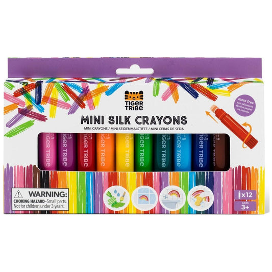 Mini Crayones de Seda – Set de 12 – Tiger Tribe