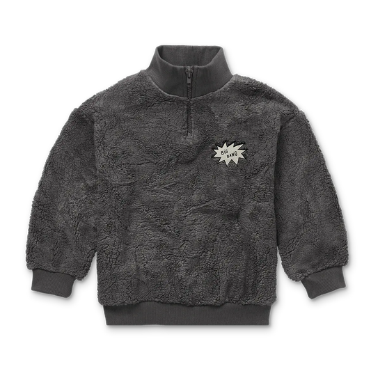 Sudadera Teddy Big Bang – Washed Black | Sproet & Sprout
