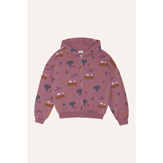 Sudadera con Capucha Estampada Montañas - The Campamento
