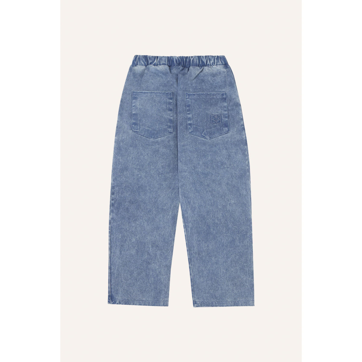 Pantalón Tejano con Parches Geométricos - The Campamento