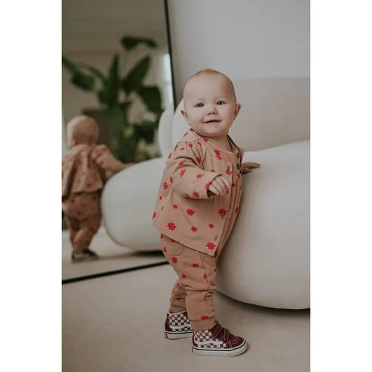 Pelele “Grandad” – Praline con Flores | Sproet & Sprout