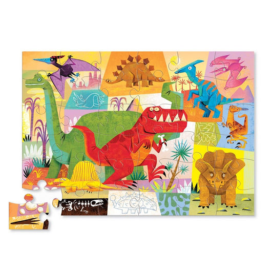 Puzzle Dinosaurio 36 piezas | Crocodile Creek