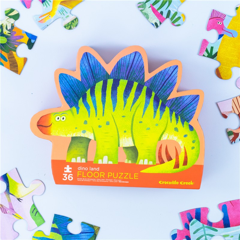 Puzzle Dino Land 36 piezas | Crocodile Creek