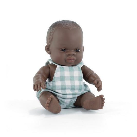 Miniland – Muñeco Bebé 21 cm “Africano”