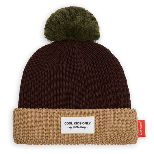 Gorro Color Block Chocolate | Hello Hossy®