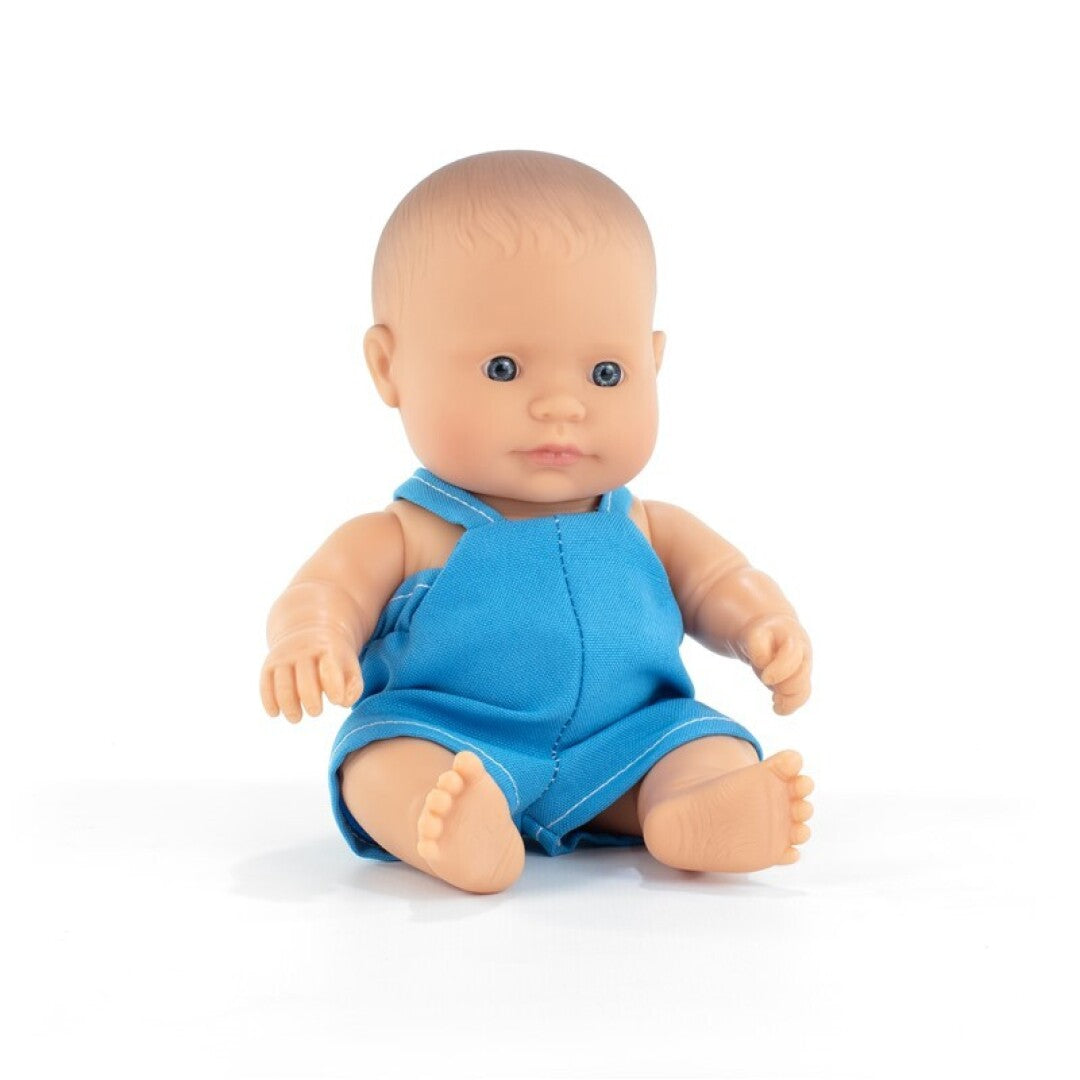 Miniland “My Friends & Me” – Muñeco Bebé Caucásico 21 cm