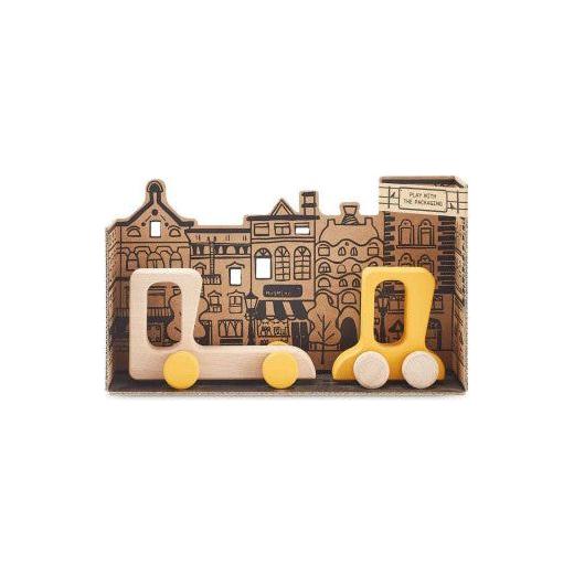 Set de Vehículos de Madera – Me & Mine (Coche + Camión)