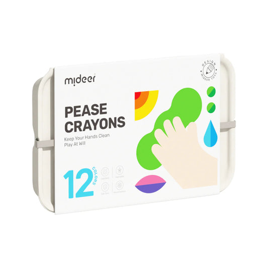 Crayones Pease “Manos Limpias” – Mideer (Pack de 12 unidades)