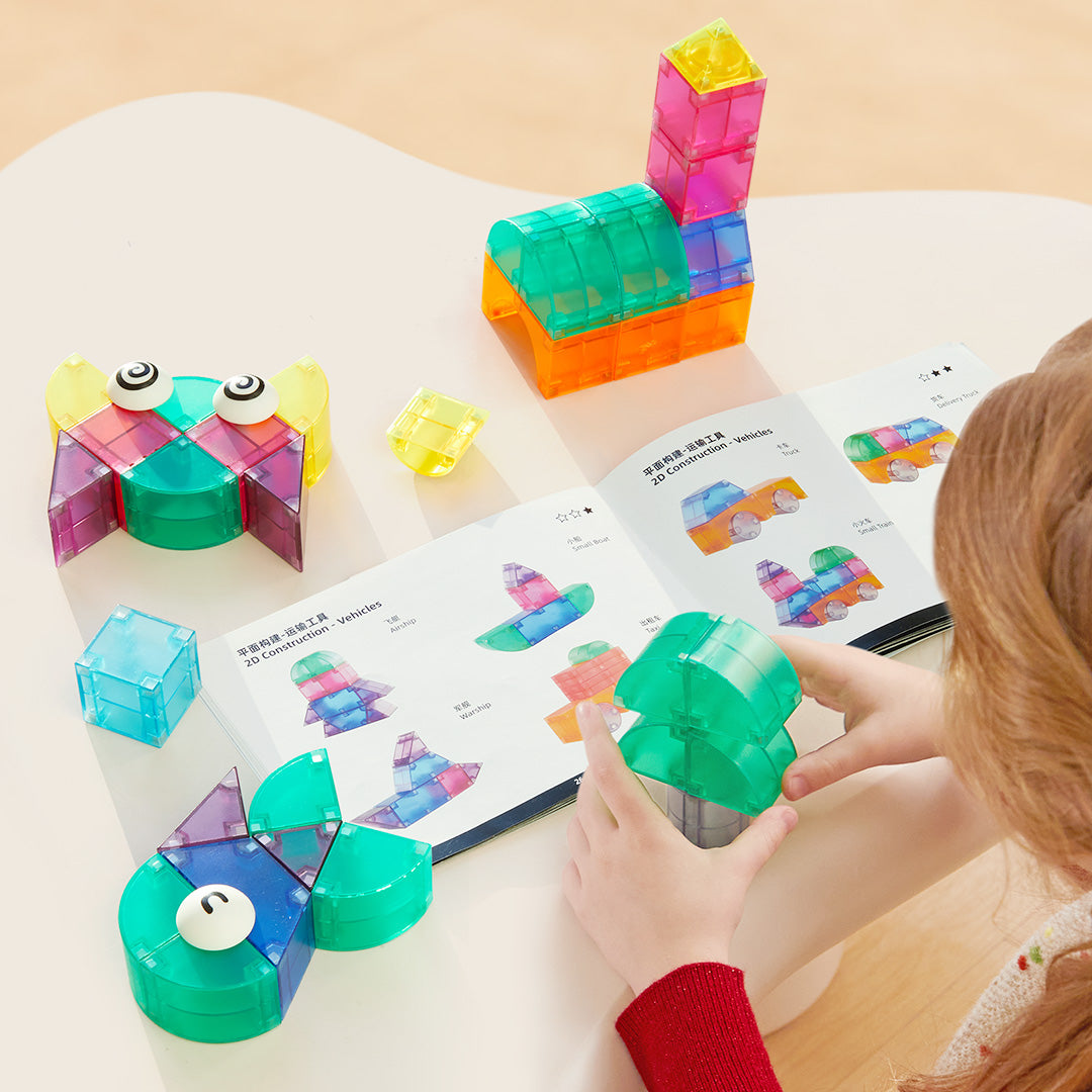 Bloques Magnéticos Creativos 3D “Little Engineer” – Mideer (Set de 20 piezas)