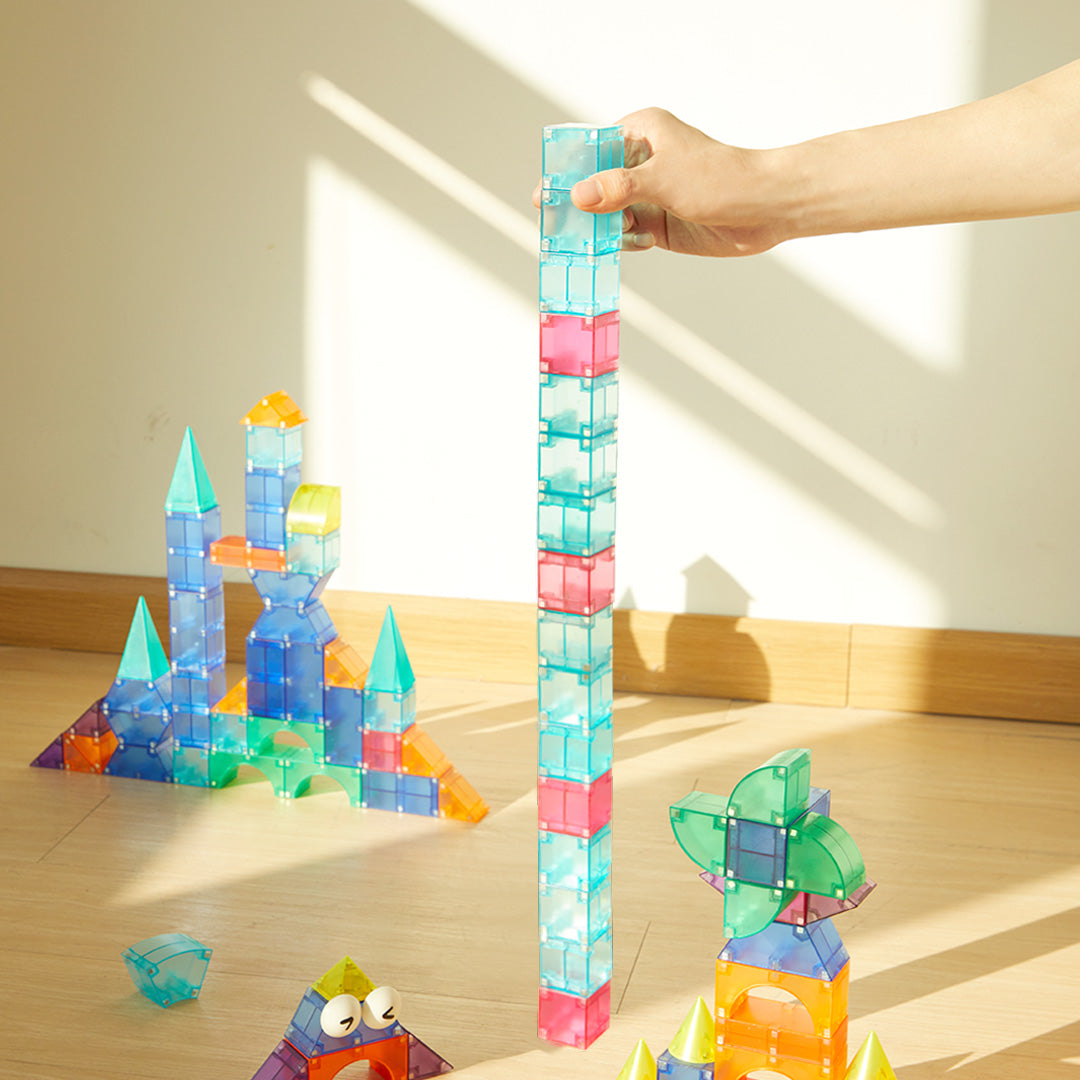 Bloques Magnéticos Creativos 3D “Little Engineer” – Mideer (Set de 46 unidades)