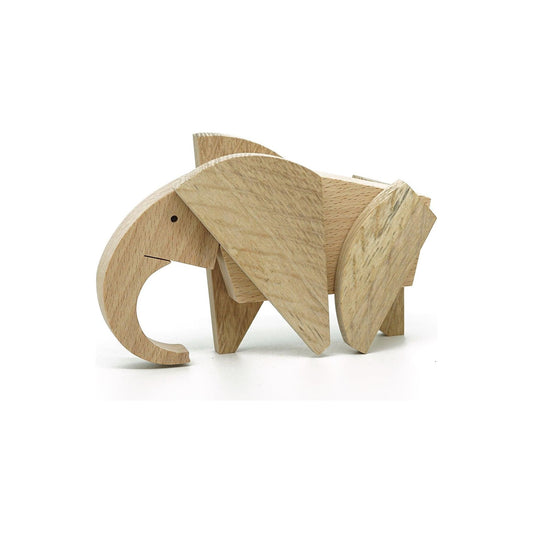 Elefante de Madera Magnético – Esnaf Toys