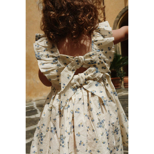 Vestido Cianna “Flores azules” – Konges Sløjd