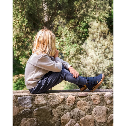 BotÃn barefoot Bansko Mini Navy Blue – Muris