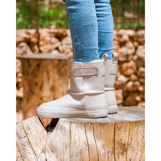Barefoot Boot Siberia Junior – Warm Taupe | Muris