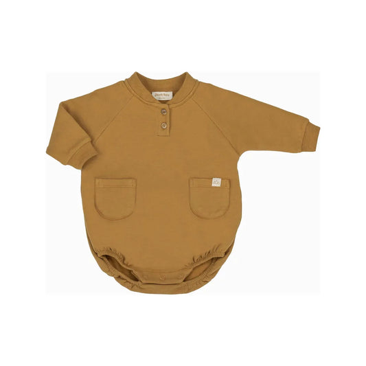 Pelele Orgánico “Soft Touch Curry” North Baby