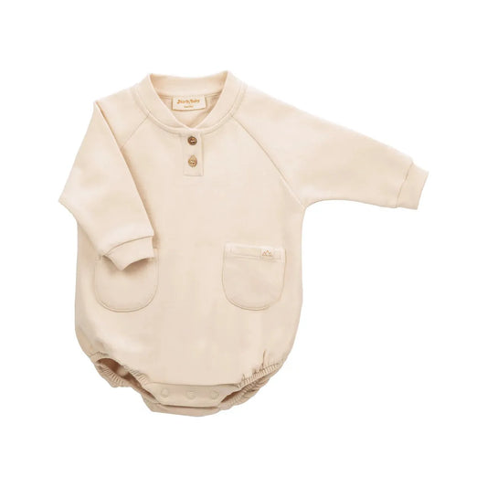 Pelele Orgánico “Soft Touch Oat” North Baby