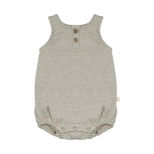 North Baby – Pelele de Tirantes Orgánico “Cinza Stripes”