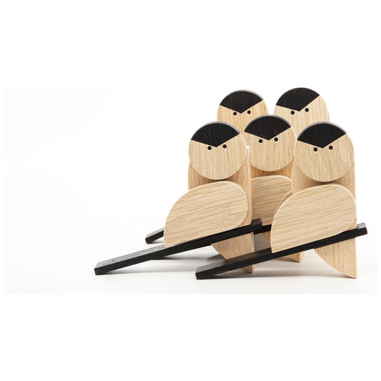 Búho Nórdico de Madera Magnético – Esnaf Toys