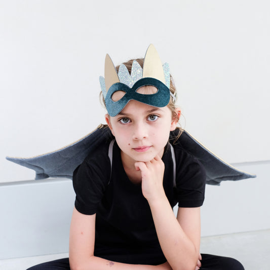 Máscara Dragón Verde y Dorada | Mimi & Lula