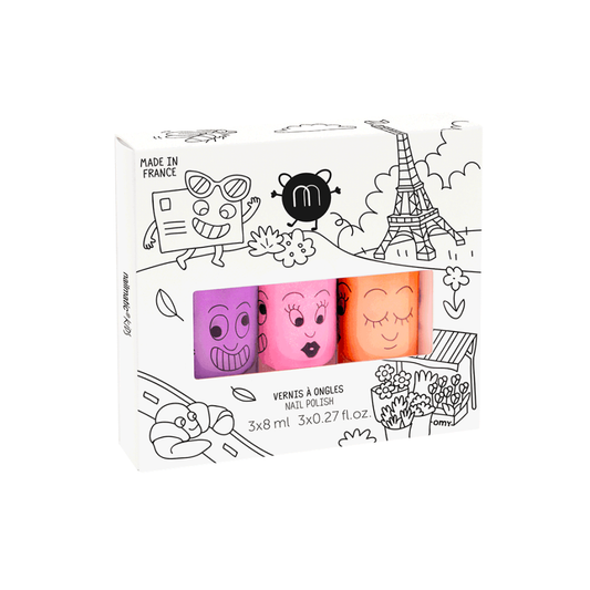 Set de 3 Pintauñas “Paris” (Base Agua) Nailmatic