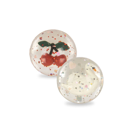 Pelotas Saltarinas “Boing Boing” Cereza /Cisne – Konges Sløjd