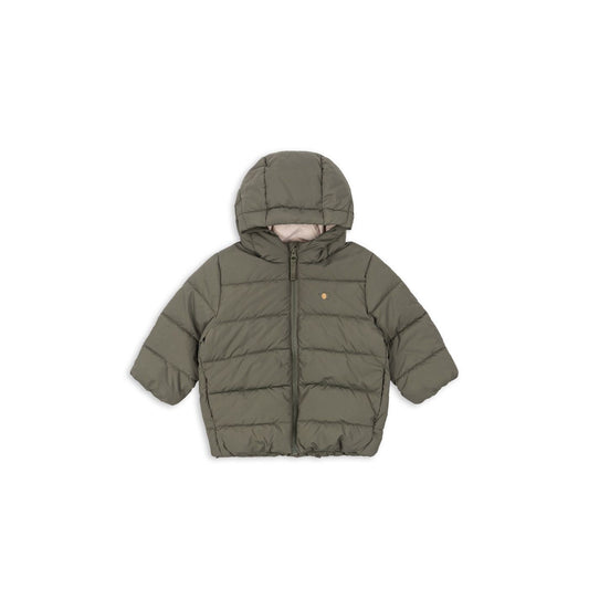 Abrigo Acolchado con Capucha – Green - Konges Sløjd