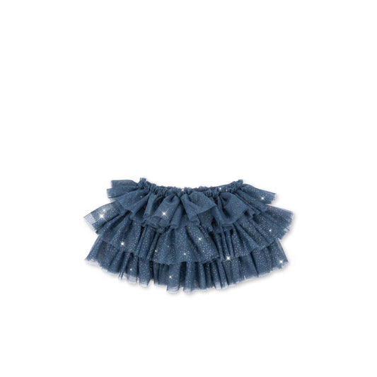 Falda de tul con purpurina – Azul Medianoche | Konges Sløjd